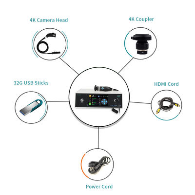 購入 TUYOU TU-D90TA 4K Endoscope Camera with 7-inch Touch Display Dual USB Ports One-touch Freeze and White Balance for Medical Imaging オンライン製造
